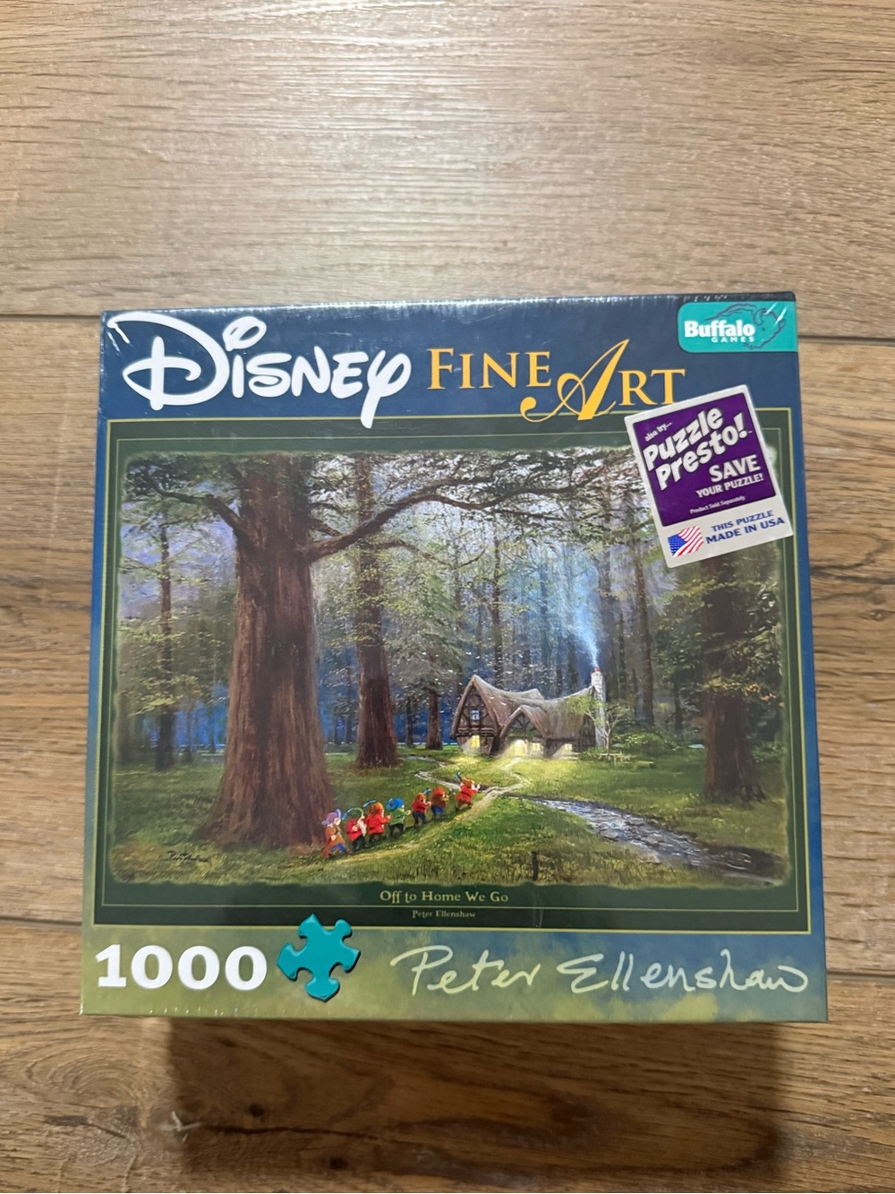 Disney Fine Art Puzzle 1000 pieces Peter Ellenshaw “Off to Home We Go” NEW